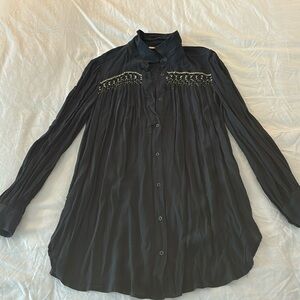 Beaded tunic blouse from Anthropologie